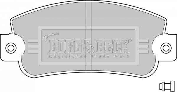Borg & Beck BBP1094 - Əyləc altlığı dəsti, əyləc diski furqanavto.az