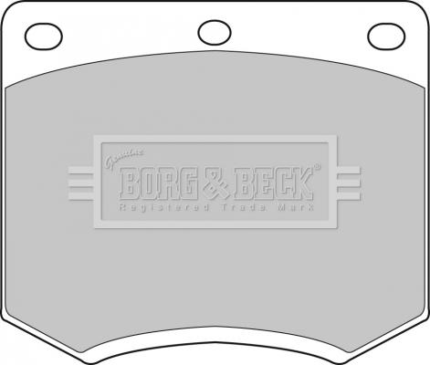 Borg & Beck BBP1095 - Əyləc altlığı dəsti, əyləc diski furqanavto.az