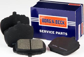 Borg & Beck BBP1098 - Əyləc altlığı dəsti, əyləc diski furqanavto.az