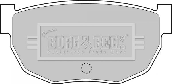 Borg & Beck BBP1046 - Əyləc altlığı dəsti, əyləc diski furqanavto.az