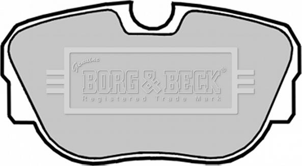 Borg & Beck BBP1050 - Əyləc altlığı dəsti, əyləc diski furqanavto.az