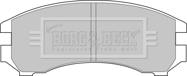 Borg & Beck BBP1051 - Əyləc altlığı dəsti, əyləc diski furqanavto.az