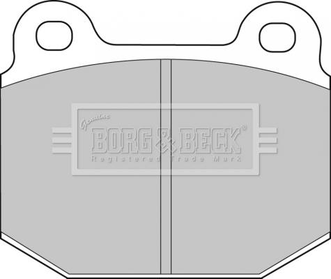 Borg & Beck BBP1005 - Əyləc altlığı dəsti, əyləc diski furqanavto.az