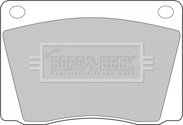 Borg & Beck BBP1011 - Əyləc altlığı dəsti, əyləc diski furqanavto.az