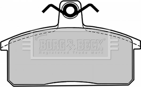 Borg & Beck BBP1017 - Əyləc altlığı dəsti, əyləc diski furqanavto.az