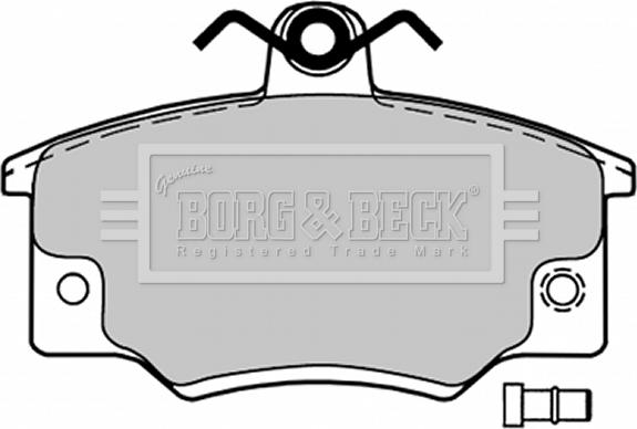 Borg & Beck BBP1032 - Əyləc altlığı dəsti, əyləc diski furqanavto.az