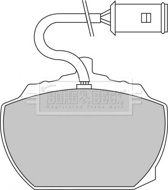 BENDIX 571820 - Əyləc altlığı dəsti, əyləc diski furqanavto.az