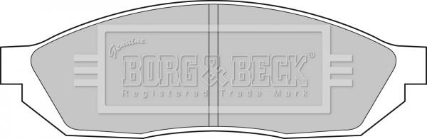 Borg & Beck BBP1071 - Əyləc altlığı dəsti, əyləc diski furqanavto.az