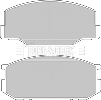 Borg & Beck BBP1196 - Əyləc altlığı dəsti, əyləc diski furqanavto.az