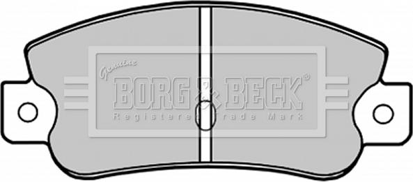 Borg & Beck BBP1193 - Əyləc altlığı dəsti, əyləc diski furqanavto.az