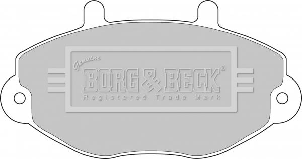 Borg & Beck BBP1108 - Əyləc altlığı dəsti, əyləc diski furqanavto.az