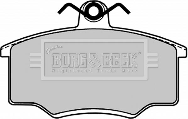 Borg & Beck BBP1103 - Əyləc altlığı dəsti, əyləc diski furqanavto.az