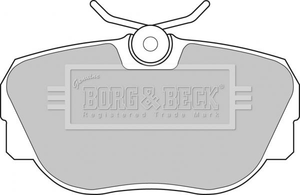 Borg & Beck BBP1119 - Əyləc altlığı dəsti, əyləc diski furqanavto.az