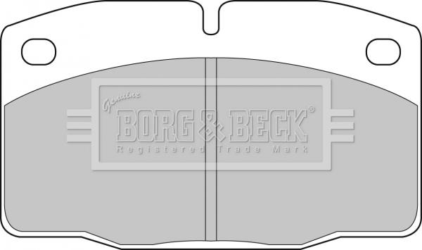 Borg & Beck BBP1117 - Əyləc altlığı dəsti, əyləc diski furqanavto.az