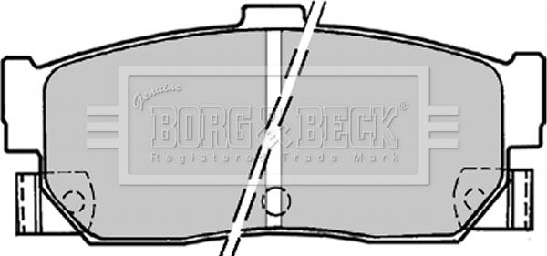 Borg & Beck BBP1177 - Əyləc altlığı dəsti, əyləc diski furqanavto.az
