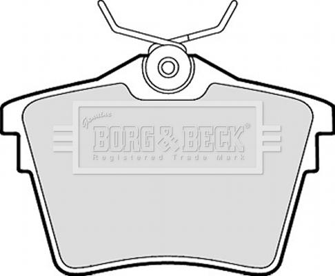 Borg & Beck BBP1899 - Əyləc altlığı dəsti, əyləc diski furqanavto.az