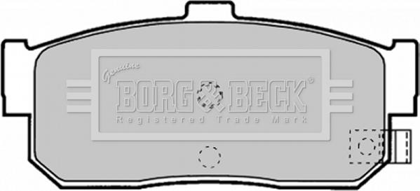 Borg & Beck BBP1895 - Əyləc altlığı dəsti, əyləc diski furqanavto.az