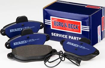 Borg & Beck BBP1852 - Əyləc altlığı dəsti, əyləc diski furqanavto.az