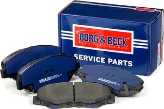 Borg & Beck BBP1860 - Əyləc altlığı dəsti, əyləc diski furqanavto.az