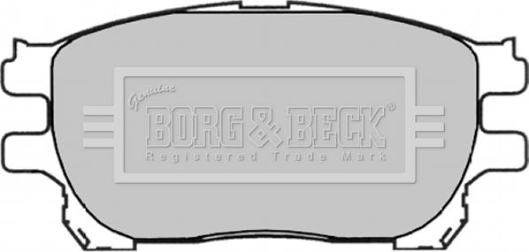 Borg & Beck BBP1836 - Əyləc altlığı dəsti, əyləc diski furqanavto.az