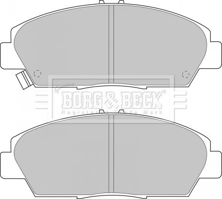 Borg & Beck BBP1398 - Əyləc altlığı dəsti, əyləc diski furqanavto.az