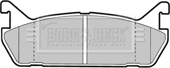 Borg & Beck BBP1344 - Əyləc altlığı dəsti, əyləc diski furqanavto.az