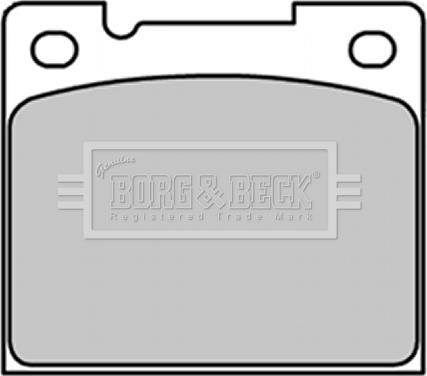 Borg & Beck BBP1347 - Əyləc altlığı dəsti, əyləc diski furqanavto.az