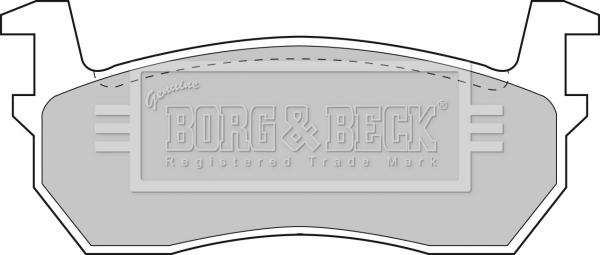 Borg & Beck BBP1309 - Əyləc altlığı dəsti, əyləc diski furqanavto.az