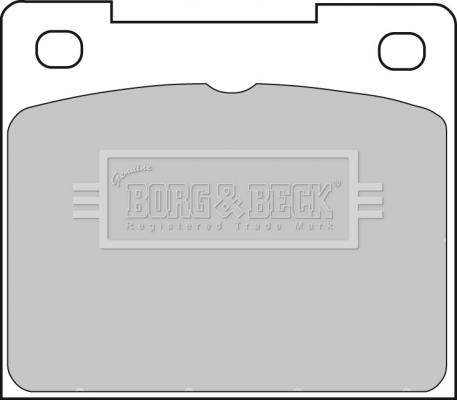 Borg & Beck BBP1307 - Əyləc altlığı dəsti, əyləc diski furqanavto.az