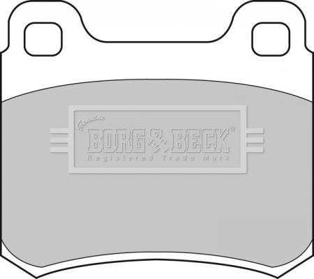 Borg & Beck BBP1315 - Əyləc altlığı dəsti, əyləc diski www.furqanavto.az