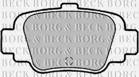 Borg & Beck BBP1339 - Əyləc altlığı dəsti, əyləc diski furqanavto.az