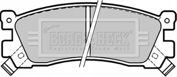 Borg & Beck BBP1328 - Əyləc altlığı dəsti, əyləc diski furqanavto.az