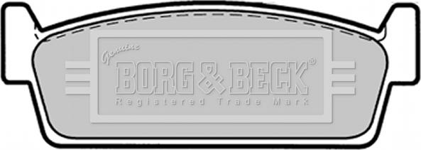 Borg & Beck BBP1374 - Əyləc altlığı dəsti, əyləc diski furqanavto.az