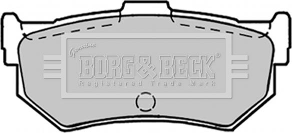 Borg & Beck BBP1297 - Əyləc altlığı dəsti, əyləc diski furqanavto.az