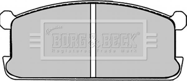 Borg & Beck BBP1251 - Əyləc altlığı dəsti, əyləc diski furqanavto.az