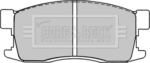 Borg & Beck BBP1225 - Əyləc altlığı dəsti, əyləc diski furqanavto.az