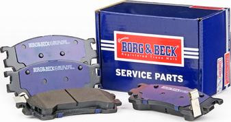 Borg & Beck BBP1750 - Əyləc altlığı dəsti, əyləc diski furqanavto.az