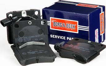 Borg & Beck BBP1702 - Əyləc altlığı dəsti, əyləc diski furqanavto.az