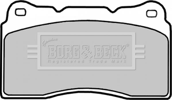 Borg & Beck BBP1784 - Əyləc altlığı dəsti, əyləc diski furqanavto.az