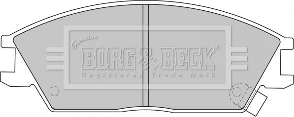 Borg & Beck BBP1785 - Əyləc altlığı dəsti, əyləc diski furqanavto.az