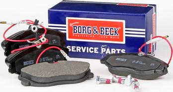 Borg & Beck BBP1730 - Əyləc altlığı dəsti, əyləc diski furqanavto.az