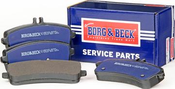 Borg & Beck BBP2457 - Əyləc altlığı dəsti, əyləc diski furqanavto.az