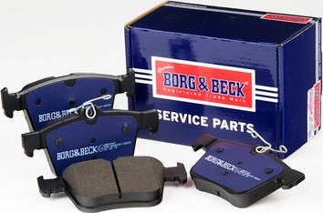 Borg & Beck BBP2401 - Əyləc altlığı dəsti, əyləc diski furqanavto.az