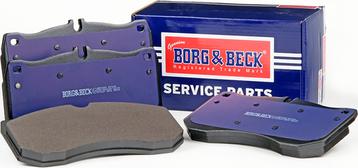 Borg & Beck BBP2489 - Əyləc altlığı dəsti, əyləc diski furqanavto.az