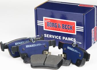 Borg & Beck BBP2582 - Əyləc altlığı dəsti, əyləc diski furqanavto.az