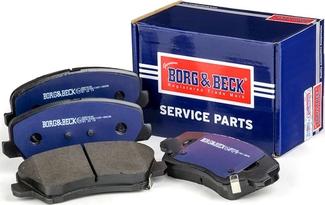 Borg & Beck BBP2690 - Əyləc altlığı dəsti, əyləc diski furqanavto.az