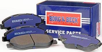 Borg & Beck BBP2042 - Əyləc altlığı dəsti, əyləc diski furqanavto.az