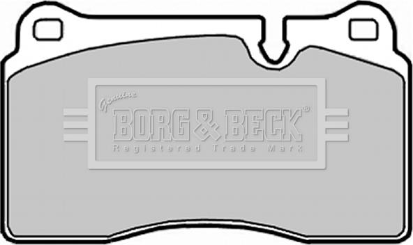 Borg & Beck BBP2017 - Əyləc altlığı dəsti, əyləc diski furqanavto.az