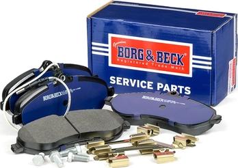 Borg & Beck BBP2030 - Əyləc altlığı dəsti, əyləc diski furqanavto.az