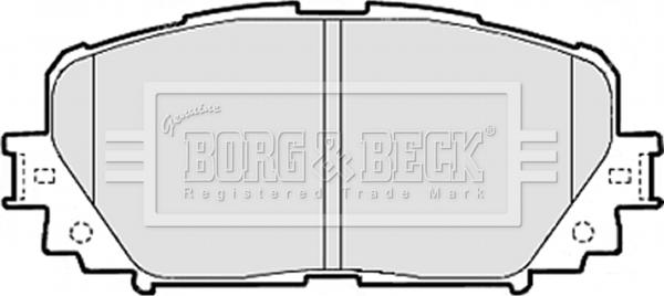 Borg & Beck BBP2073 - Əyləc altlığı dəsti, əyləc diski furqanavto.az